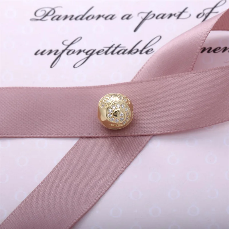 (imagem para) Charm Clipe Pandora de Ouro Disney, Redemoinho de ouro de Mickey Mouse - Visualizar 2