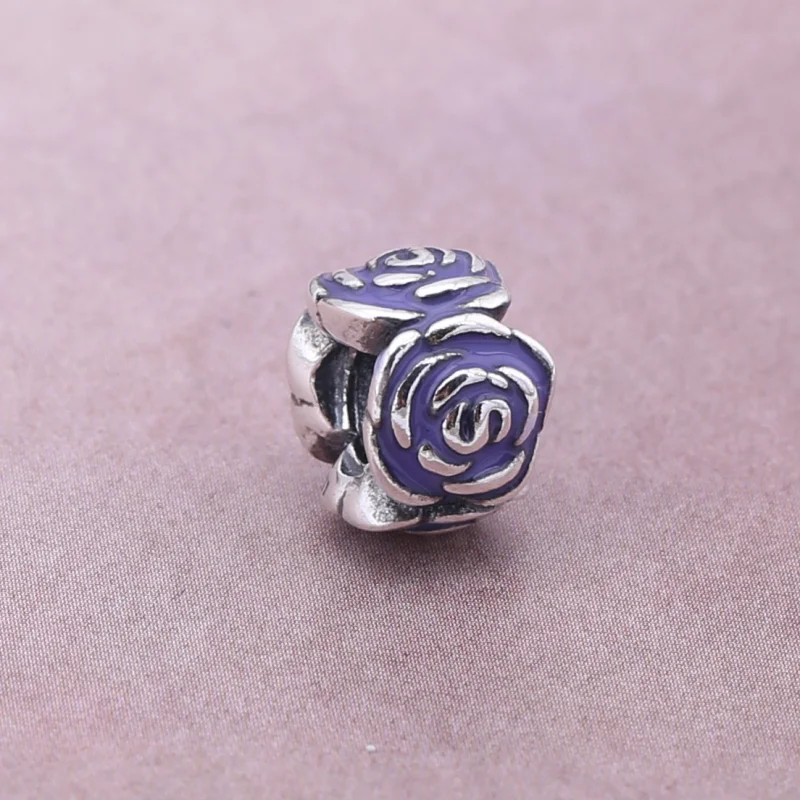 (imagem para) Charm Clipe PANDORA de Prata Esmaltado Jardim de Rosas - 791291EN40 - Visualizar 3
