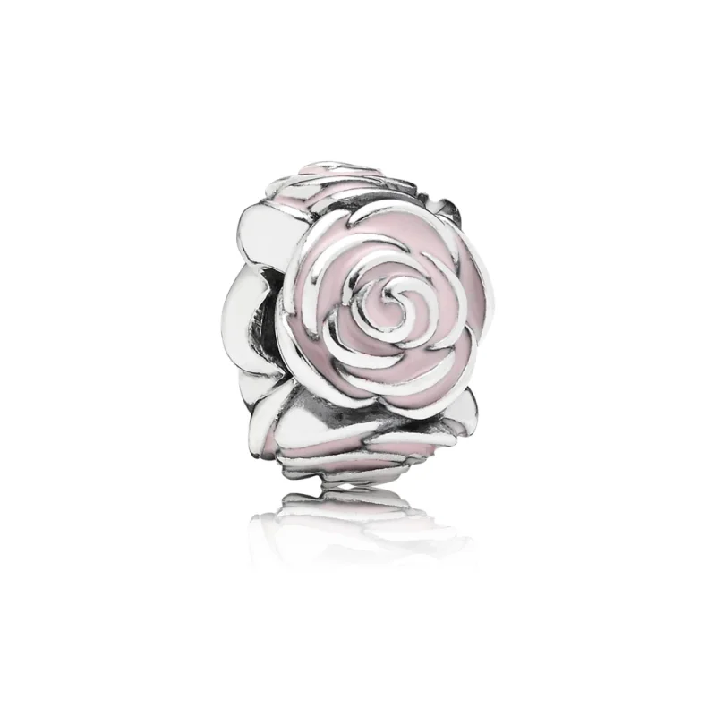 (imagem para) Charm Clipe PANDORA de Prata Esmaltado Jardim de Rosas - 791291EN40