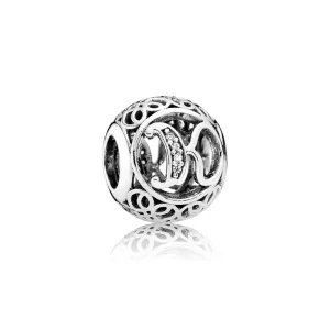 (imagem para) Charm PANDORA Alfabeto Vintage Letra K - 791855CZ