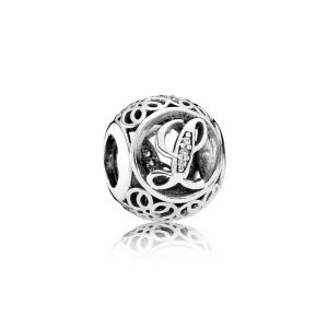 (imagem para) Charm PANDORA Alfabeto Vintage Letra L - 791856CZ
