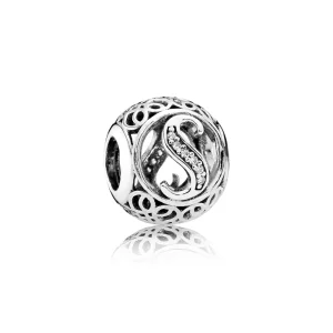 (imagem para) Charm PANDORA Alfabeto Vintage Letra S - 791863CZ