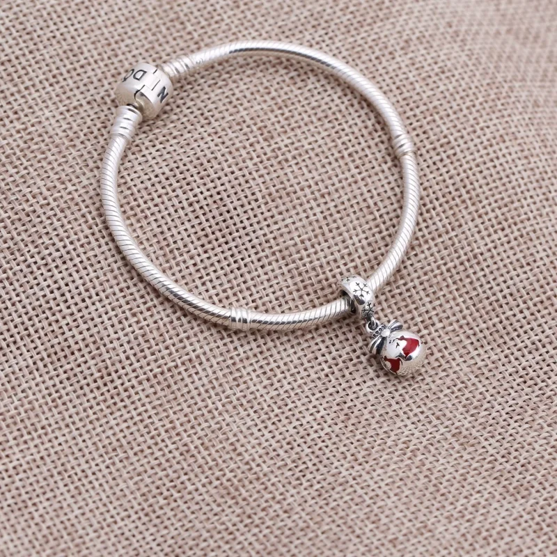 (imagem para) Charm PANDORA Bola Rena de Natal - 791768EN07 - Visualizar 2