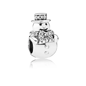 (imagem para) Charm PANDORA Boneco de Neve Brilhante - 792001CZ
