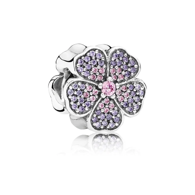 (imagem para) Charm PANDORA Brilhante Flor do Campo - 791481PCZ