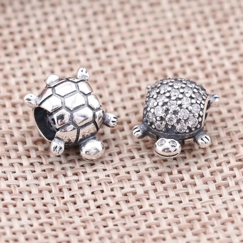 (imagem para) Charm PANDORA Brilhante Tartaruga do Mar - 791538CZ - Visualizar 2