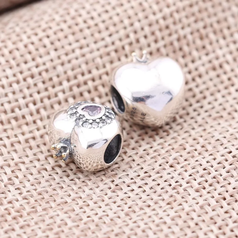 (imagem para) Charm PANDORA Coração de Princesa - 791375PCZ - Visualizar 2