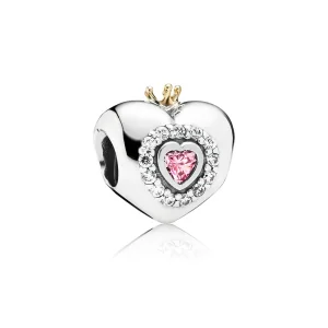(imagem para) Charm PANDORA Coração de Princesa - 791375PCZ