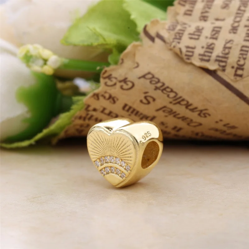 (imagem para) Charm Pandora de PANDORA Shine Coração da luz do sol - Visualizar 4