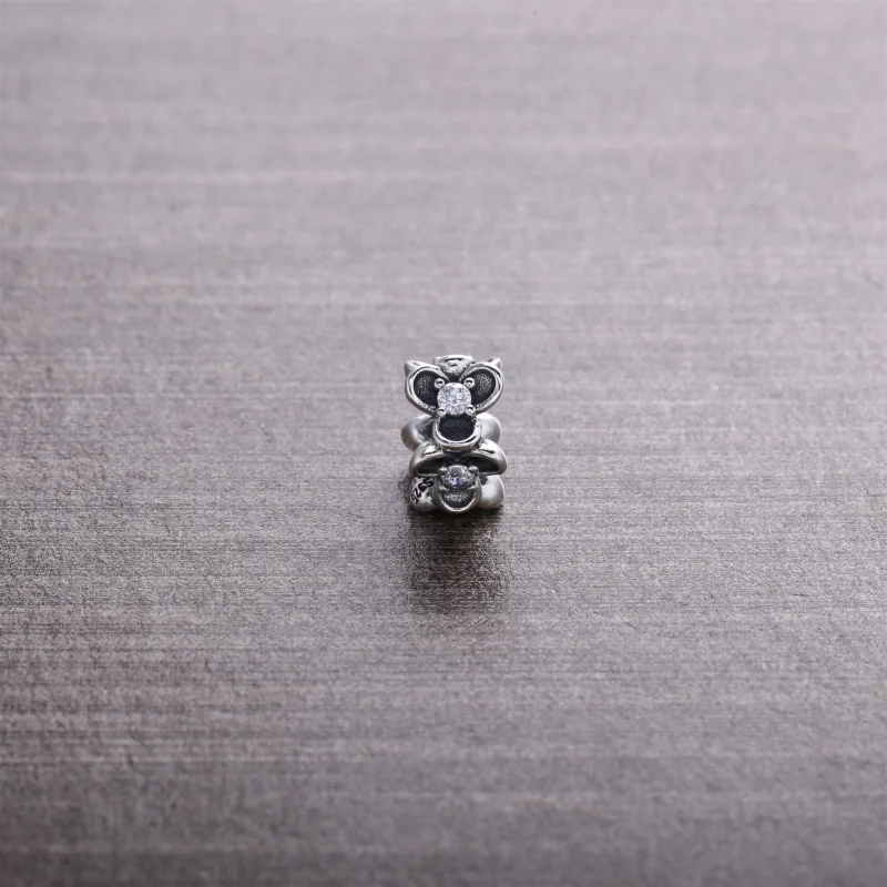 (imagem para) Charm PANDORA de Prata Amor Perfeito com Zircônia Cúbica Rosa - 790861TCZ - Visualizar 3