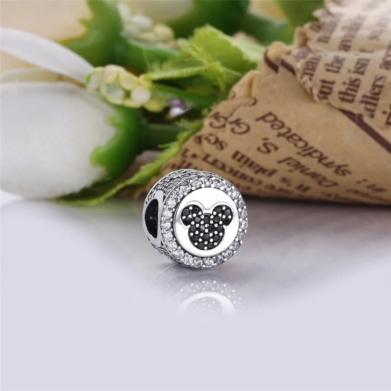 (imagem para) Charm Pandora de prata Disney, Mickey & Minnie Espumante Icons - Visualizar 2