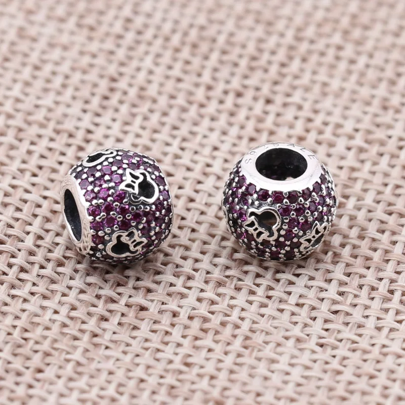 (imagem para) Charm Pandora de prata Disney, Silhuetas Minnie - Visualizar 2