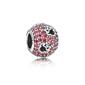 (imagem para) Charm Pandora de prata Disney, Silhuetas Minnie