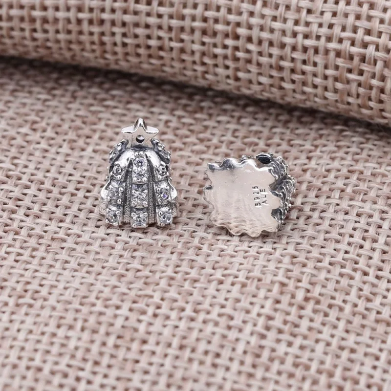 (imagem para) Charm PANDORA de Prata e Pavê Árvore de Natal - 791239CZ - Visualizar 2