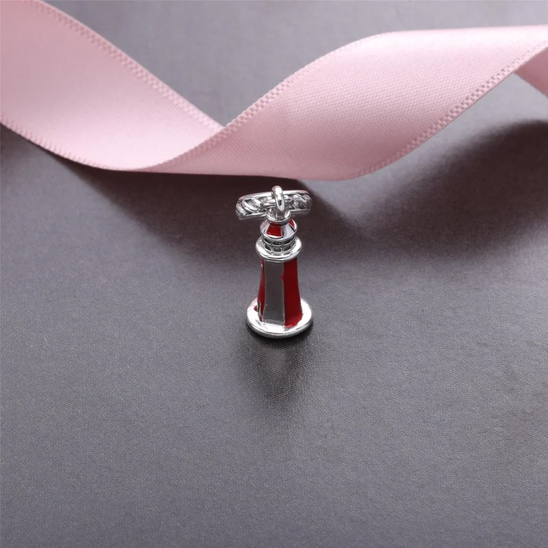 (imagem para) Charm PANDORA de Prata Esmaltado Farol - 791137EN42 - Visualizar 3