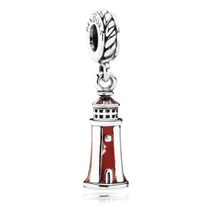 (imagem para) Charm PANDORA de Prata Esmaltado Farol - 791137EN42
