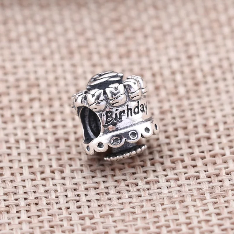 (imagem para) Charm PANDORA de Prata Feliz Aniversário - 791289 - Visualizar 3