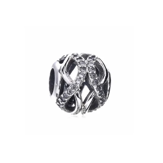 (imagem para) Charm Pandora de prata Galáxia cintilante a céu aberto