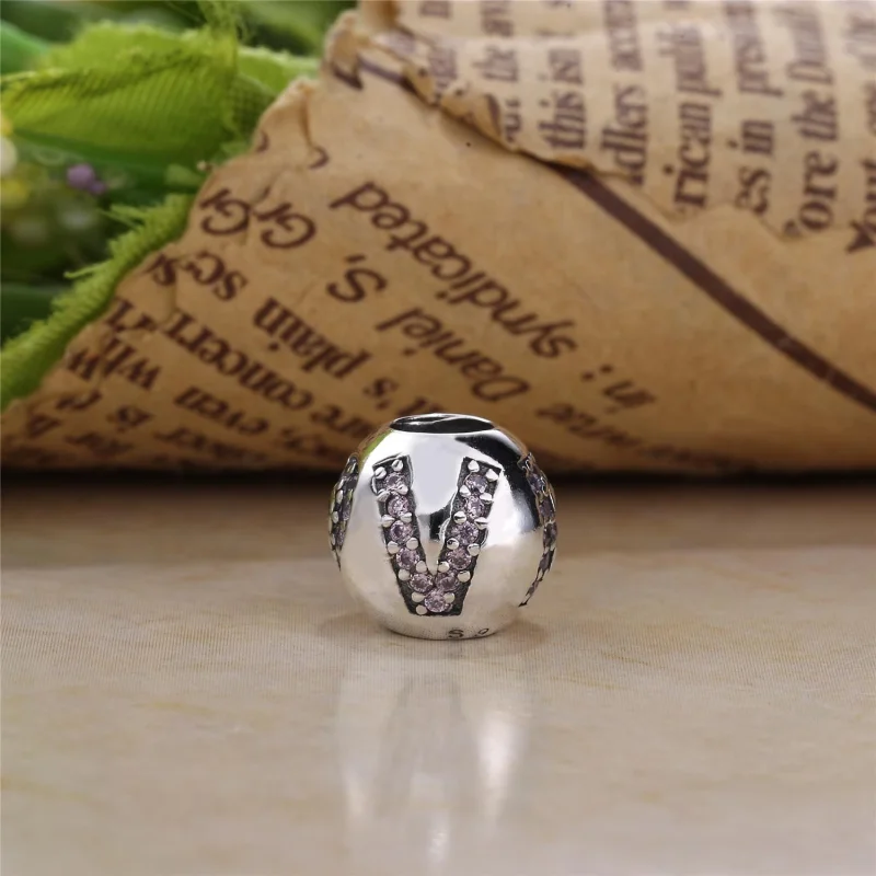 (imagem para) Charm PANDORA de Prata Love - Pavê Rosa - 791196PCZ - Visualizar 2