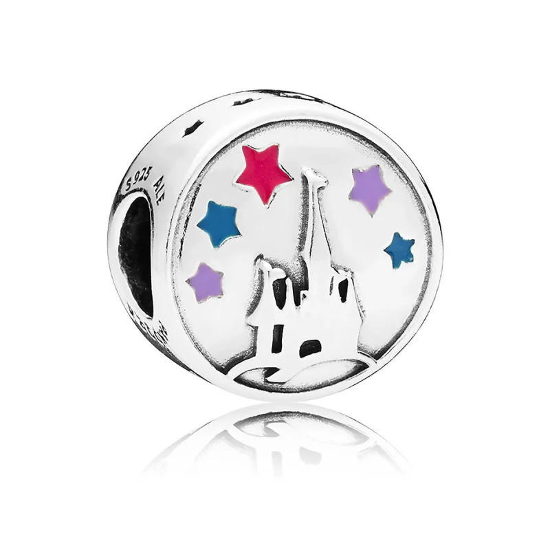 (imagem para) Charm Pandora de prata Mickey Mouse e amigos "1ª visita" - Visualizar 2