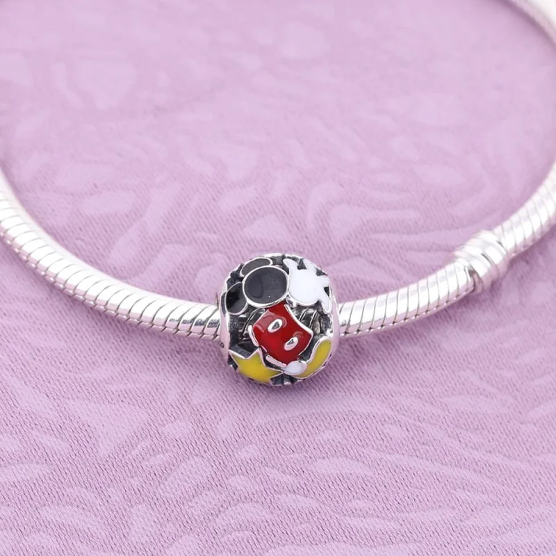 (imagem para) Charm Pandora de prata Mickey Mouse "Mickey Mania" - Visualizar 2