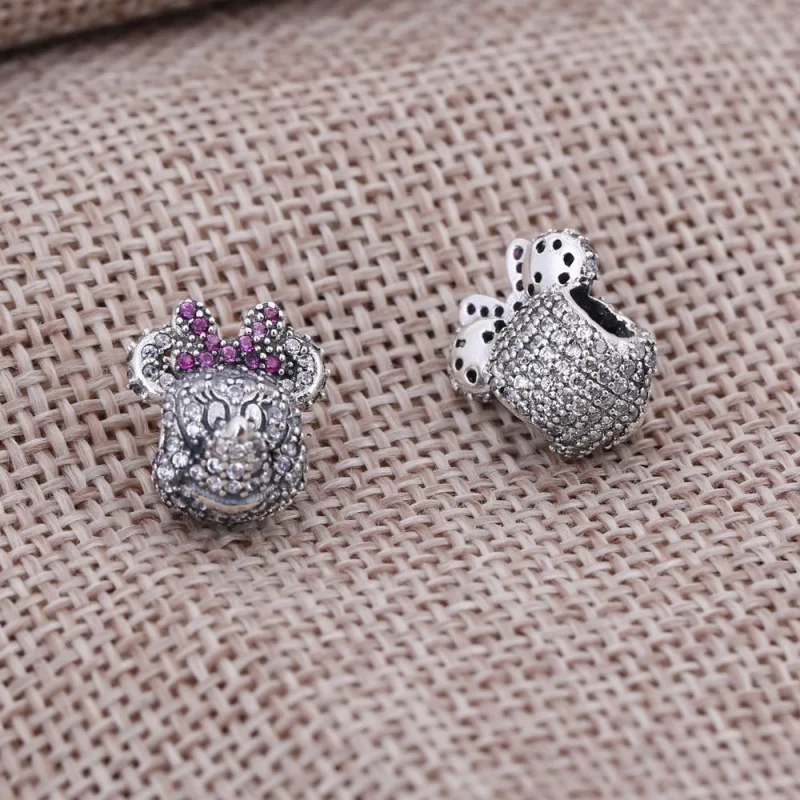 (imagem para) Charm Pandora de prata Minnie [Edição Limitada] - Visualizar 3