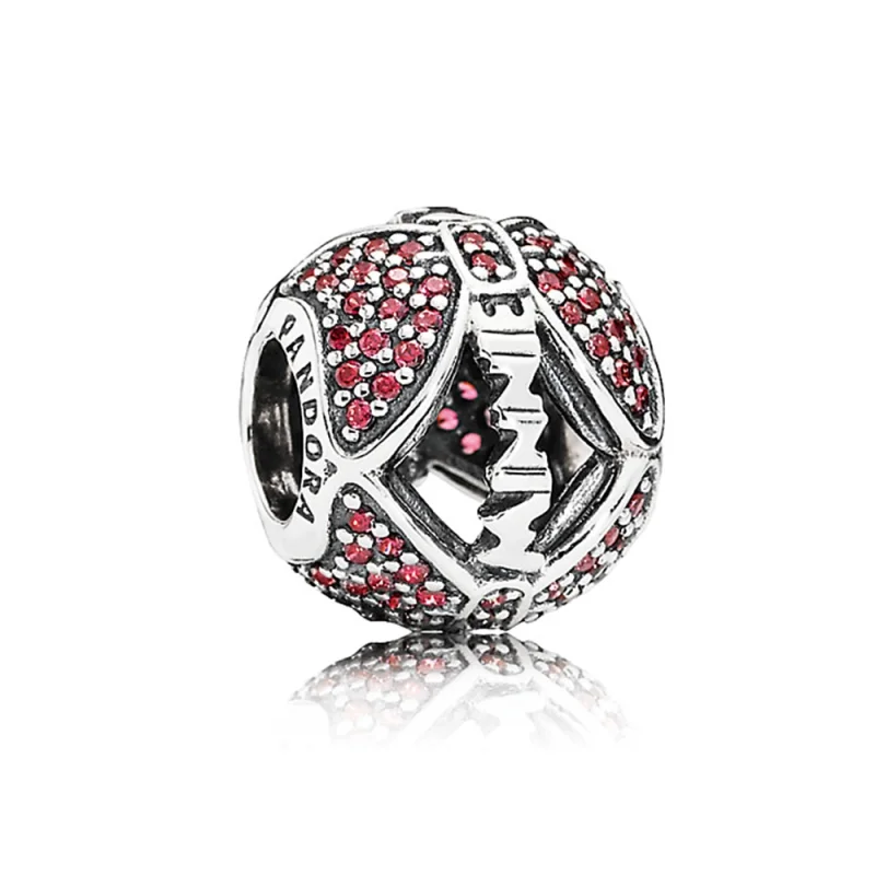 (imagem para) Charm Pandora de prata Minnie Mouse "Arco Brilhante Minnie"