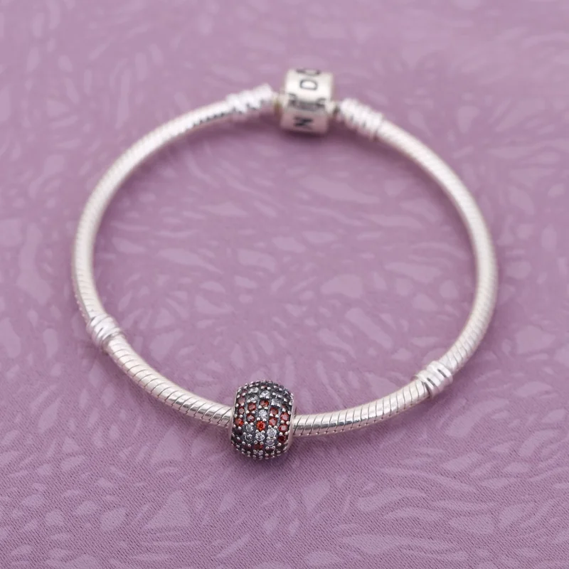 (imagem para) Charm PANDORA de Prata Pavê de Zircônias Flor - 791129CZ - Visualizar 2