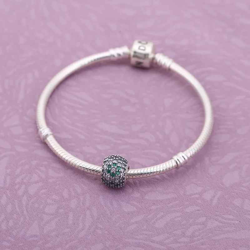 (imagem para) Charm PANDORA de Prata Pavê de Zircônias Flor - 791129CZ - Visualizar 3