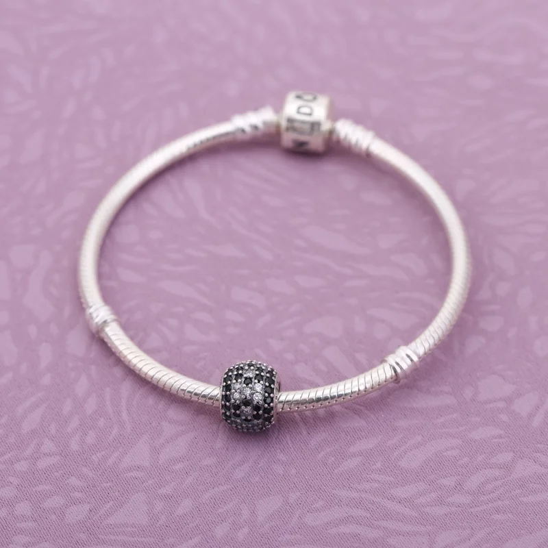 (imagem para) Charm PANDORA de Prata Pavê de Zircônias Flor - 791129CZ - Visualizar 6