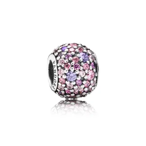 Charm PANDORA de Prata Pavê Mix de Cores - 791261ACZMX (imagem para) Charm PANDORA de Prata Pavê Mix de Cores - 791261ACZMX