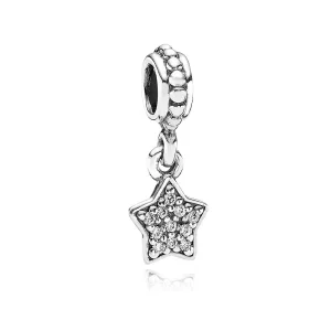 (imagem para) Charm PANDORA de Prata Pendente Estrela de Pavê - 791024CZ