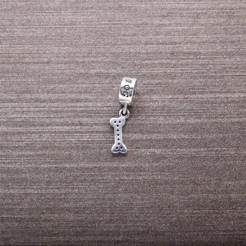 (imagem para) Charm PANDORA de Prata Pendente "I Love my DOG" - 791263CZ - Visualizar 3