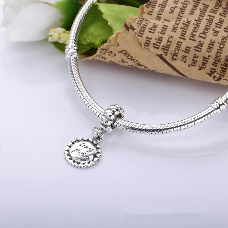 (imagem para) Charm PANDORA de Prata Pendente Mãe Amada - 791127CZ - Visualizar 2