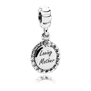 (imagem para) Charm PANDORA de Prata Pendente Mãe Amada - 791127CZ