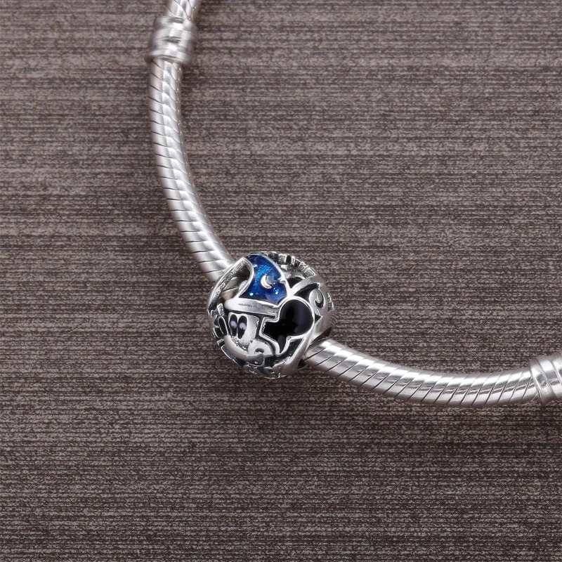 (imagem para) Charm Pandora de prata Sorcerer Mickey Fantasia 75º Aniversário - Visualizar 4