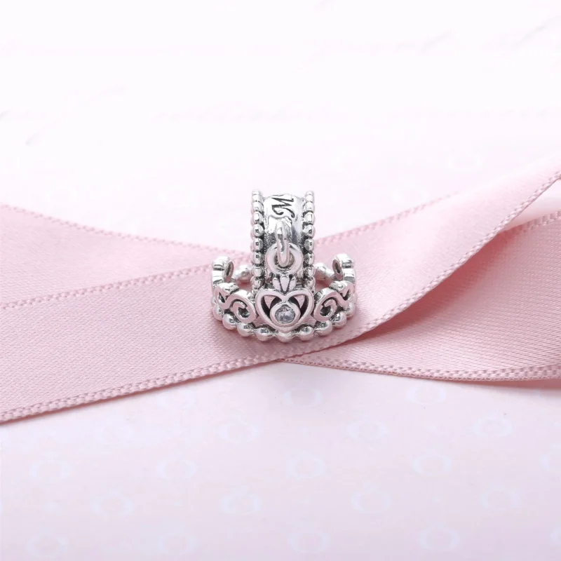 (imagem para) Charm PANDORA de Prata Tiara de Princesa - 791117CZ - Visualizar 3