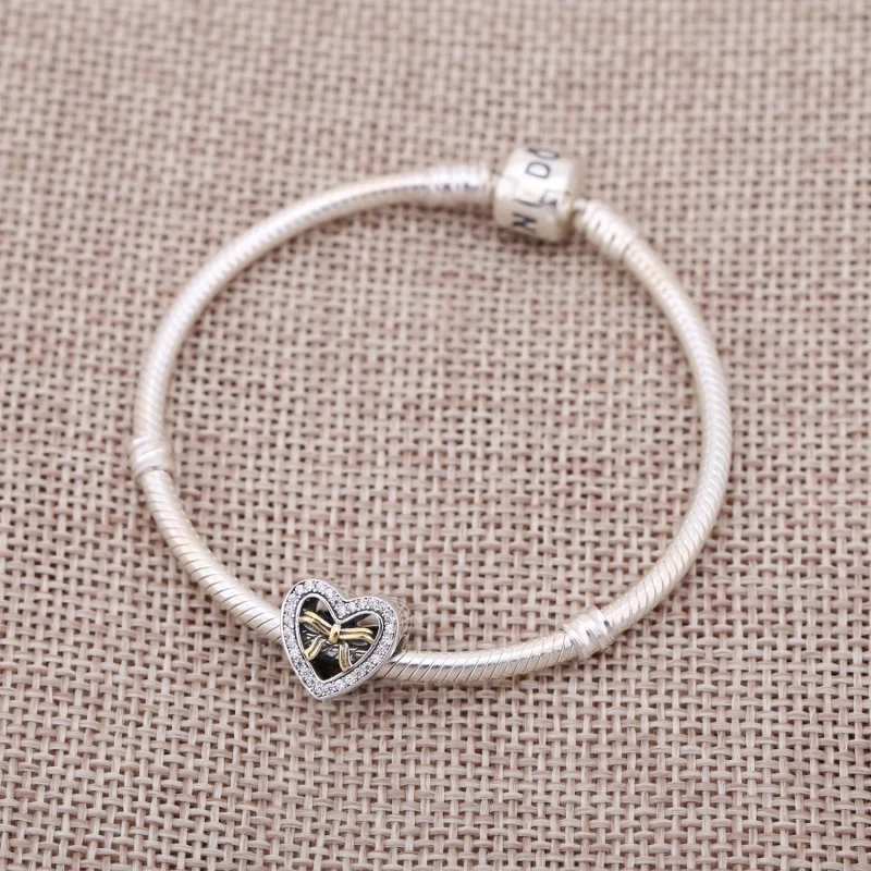(imagem para) Charm PANDORA Ed. Limitada "Ligados pelo Amor" - 791875CZ - Visualizar 2