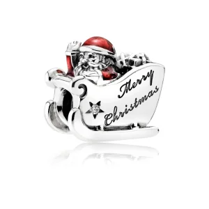 Charm PANDORA "Feliz Natal" - 792004CZ (imagem para) Charm PANDORA "Feliz Natal" - 792004CZ