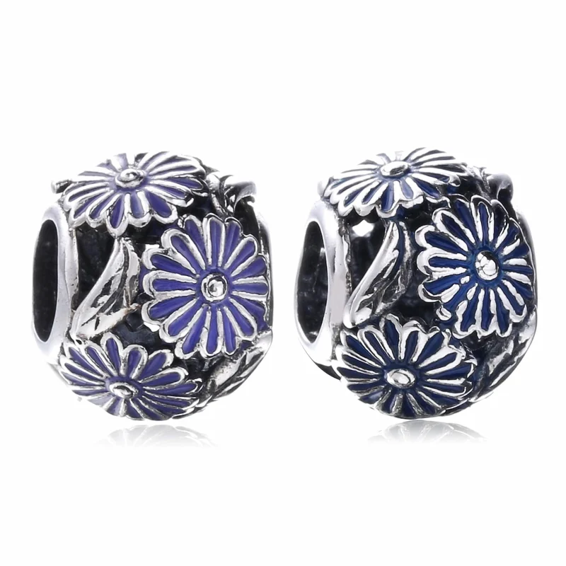 (imagem para) Charm PANDORA Flor de Margarida Lilás - 791487EN66 - Visualizar 6