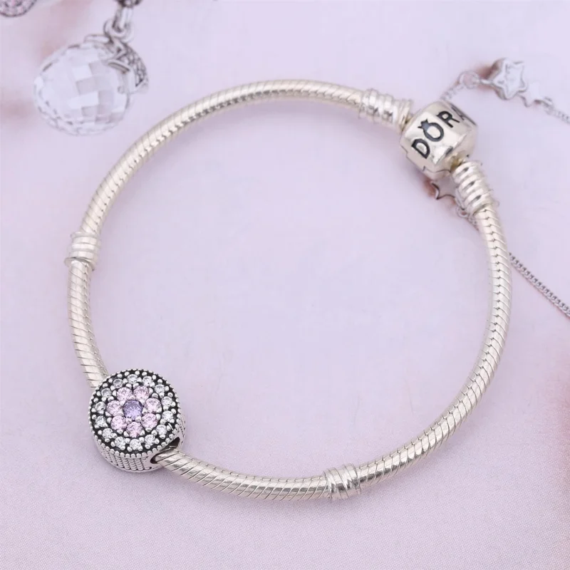 (imagem para) Charm PANDORA Flor Deslumbrante - 791820PCZMX - Visualizar 2