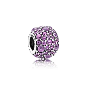 (imagem para) Charm PANDORA Gotas de Orvalho Roxa - 791755CFP