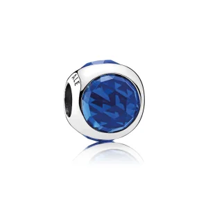 Charm PANDORA Gotas Radiantes Azul-Royal - 792095NCB (imagem para) Charm PANDORA Gotas Radiantes Azul-Royal - 792095NCB