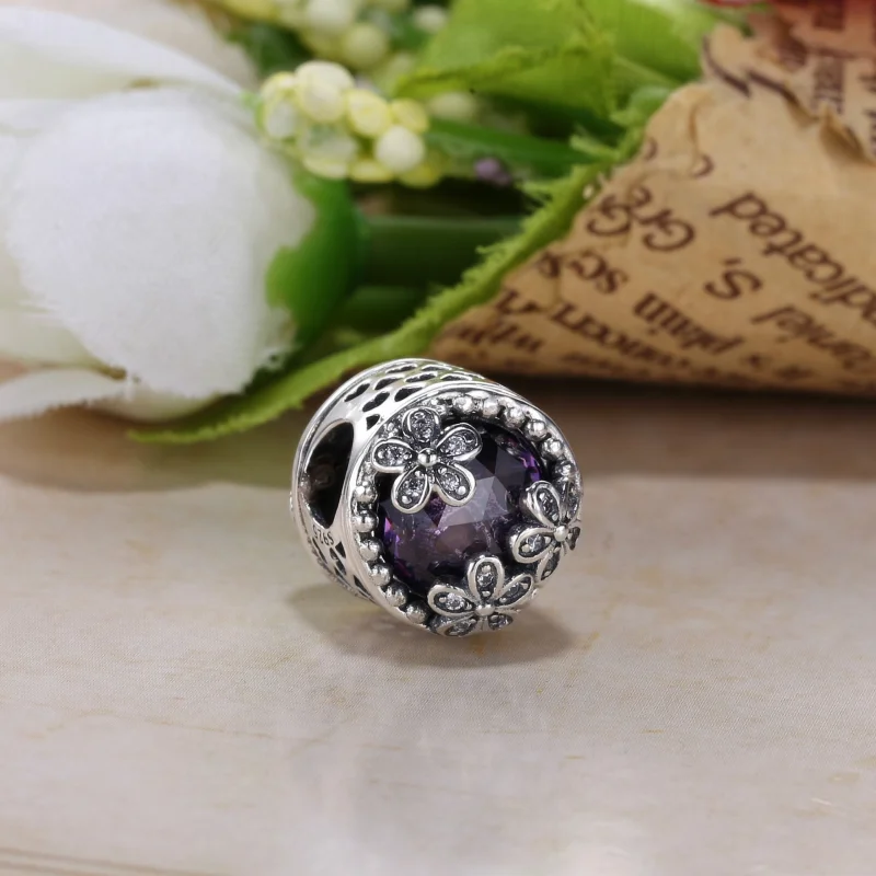 (imagem para) Charm PANDORA Jardim de Bem-me-Quer - 792055PCZ - Visualizar 2