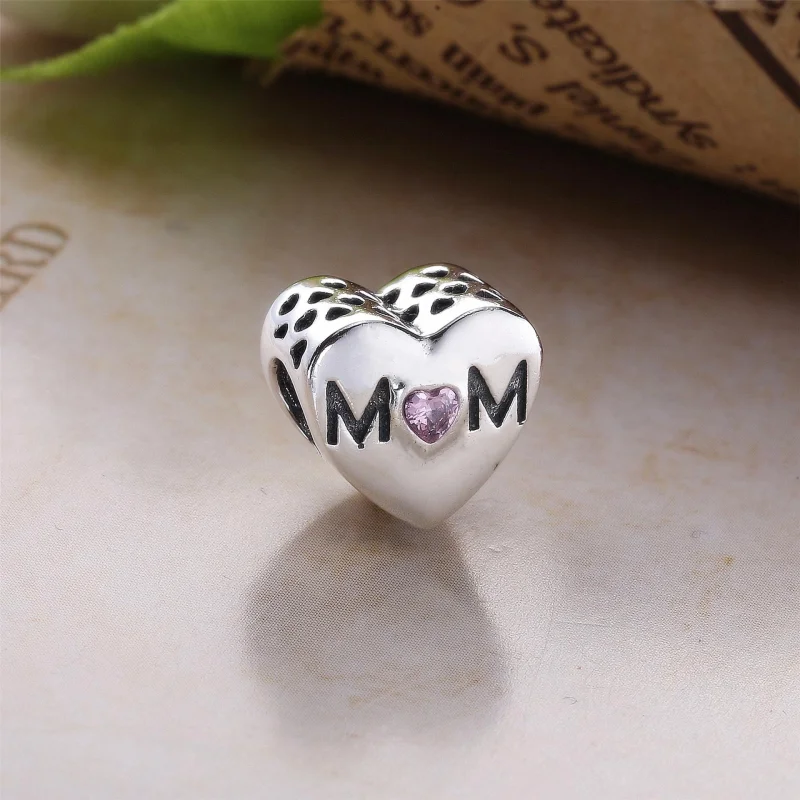 (imagem para) Charm PANDORA "Mãe" - 791881PCZ - Visualizar 3