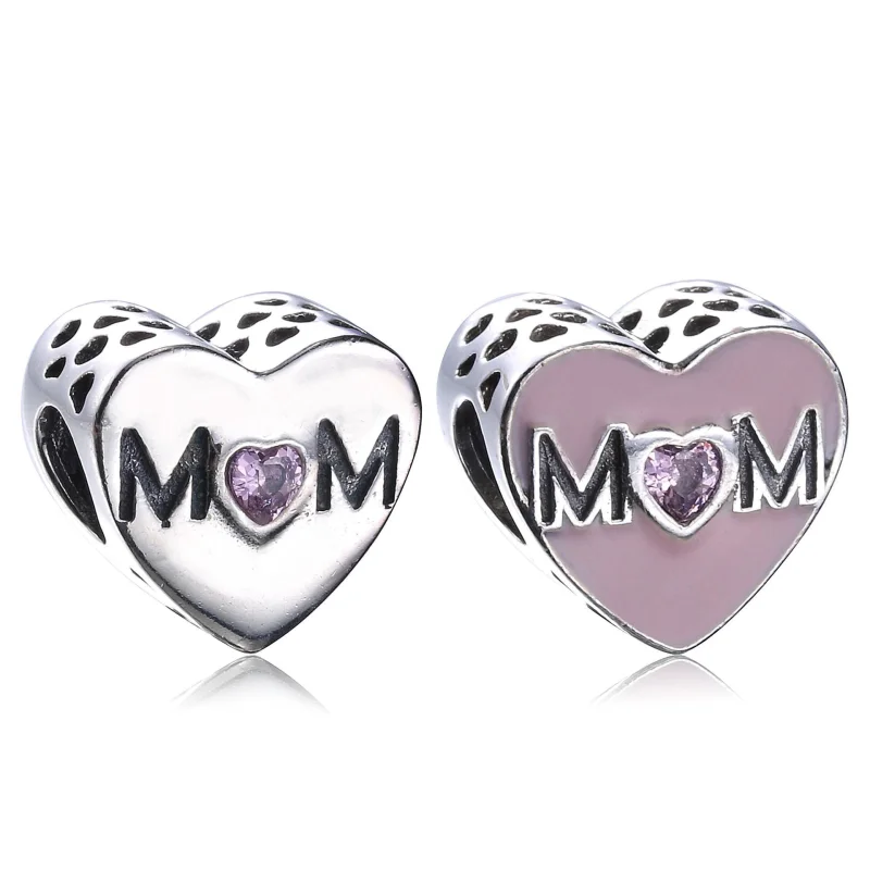 (imagem para) Charm PANDORA "Mãe" - 791881PCZ - Visualizar 5