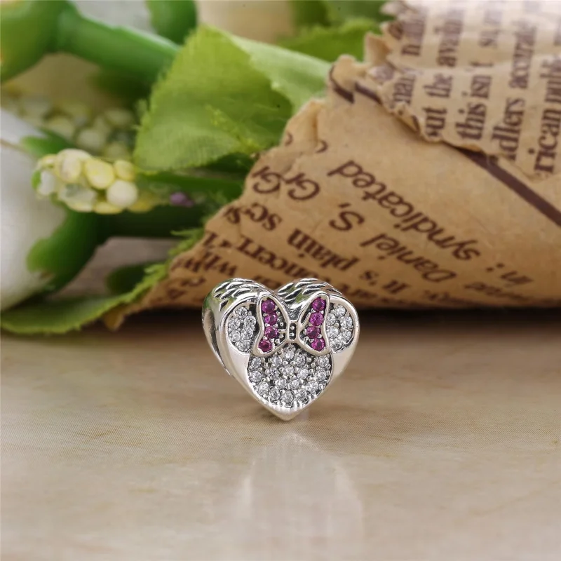 (imagem para) Charm PANDORA Mickey & Minnie Amor Verdadeiro - 792050CZ - Visualizar 2