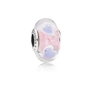 Charm PANDORA Murano Corações Abundantes - 796599CZ (imagem para) Charm PANDORA Murano Corações Abundantes - 796599CZ