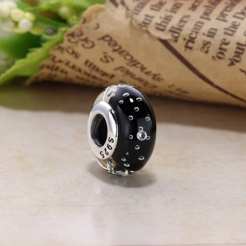 (imagem para) Charm PANDORA Murano Fizzle Azul Royal - 791630CZ - Visualizar 4