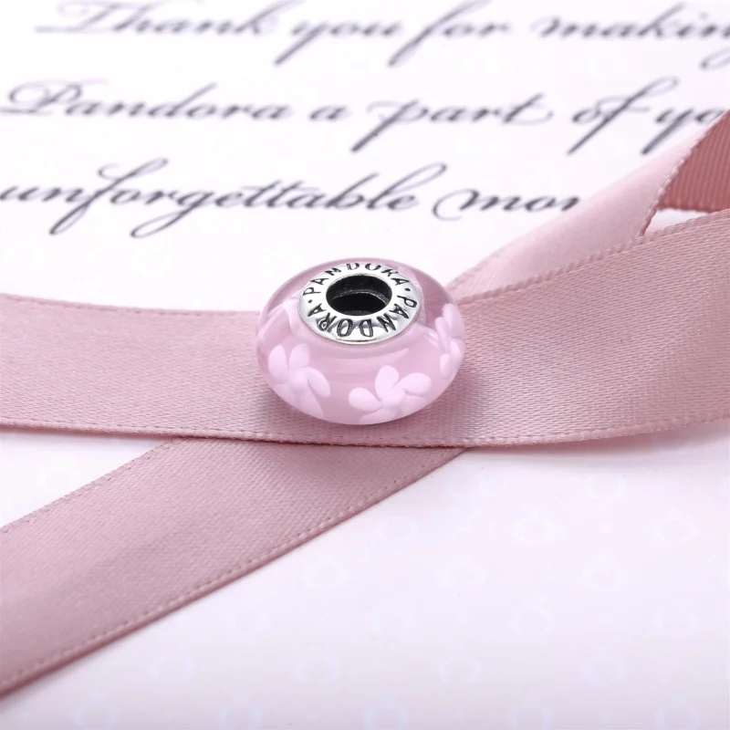 (imagem para) Charm PANDORA Murano Flores Nostálgicas - 791653 - Visualizar 5